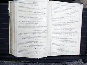 Dooly Co, GA, Marriages, Book, G, 1913-1930 pg 366-367.JPG