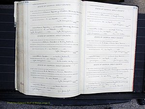 Dooly Co, GA, Marriages, Book, G, 1913-1930 pg 374-375.JPG