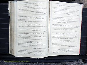 Dooly Co, GA, Marriages, Book, G, 1913-1930 pg 376-377.JPG