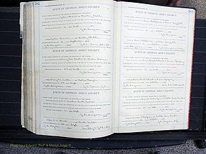 Dooly Co, GA, Marriages, Book, G, 1913-1930 pg 382-383.JPG