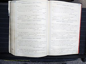 Dooly Co, GA, Marriages, Book, G, 1913-1930 pg 388-389.JPG