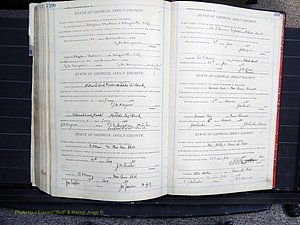 Dooly Co, GA, Marriages, Book, G, 1913-1930 pg 390-391.JPG