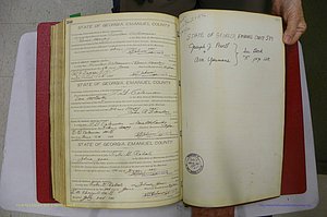 Emanuel Co, GA, Marriages Book D, 1904 - 1915, P 588.JPG