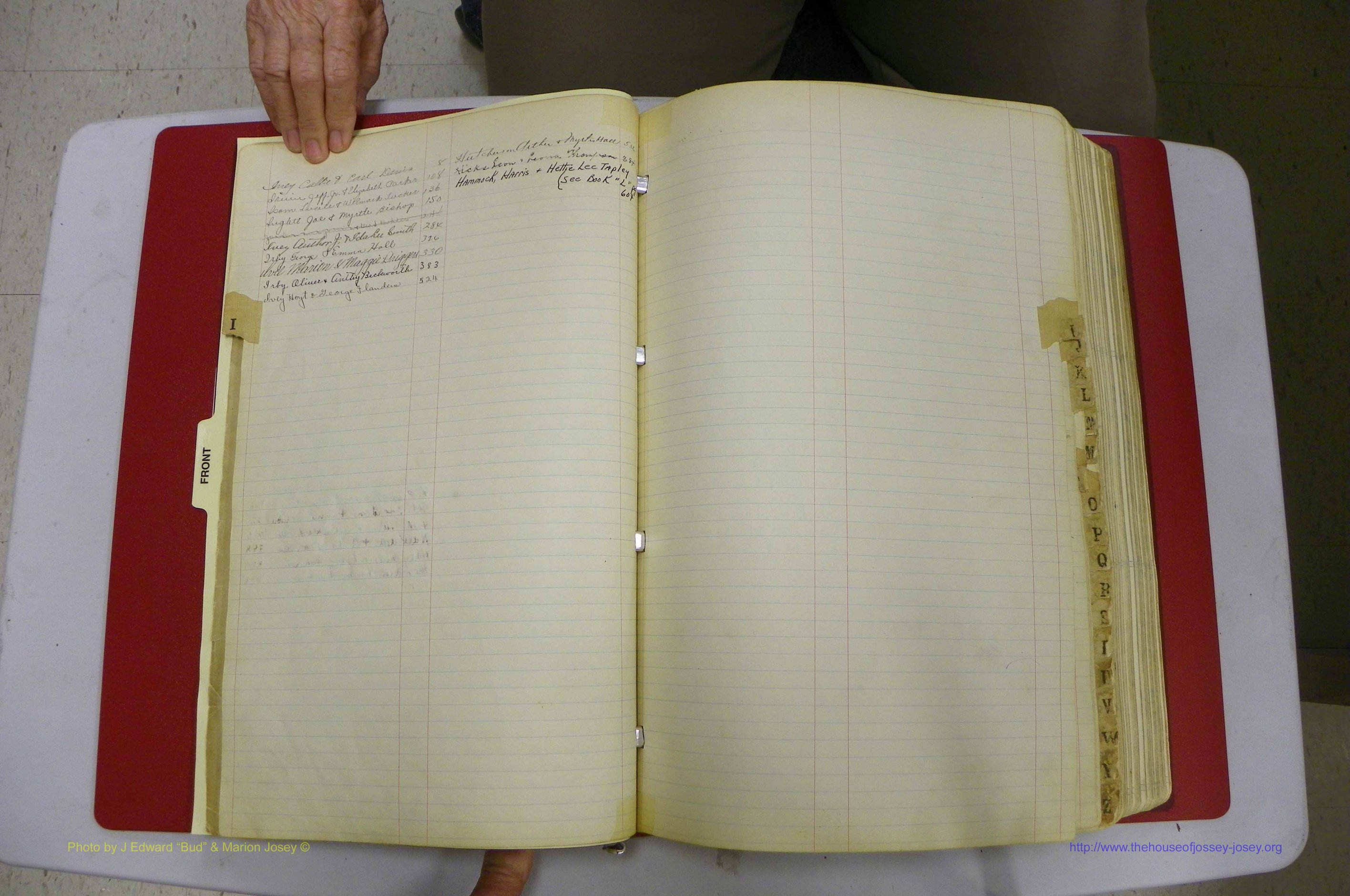 Emanuel Co, GA, Marriages Book E, 1915 - 1928, Index H02 & I.JPG
