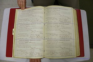 Emanuel Co, GA, Marriages Book E, 1915 - 1928, P 012-013.JPG