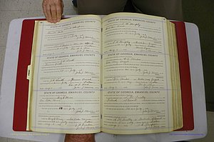 Emanuel Co, GA, Marriages Book E, 1915 - 1928, P 046-047.JPG