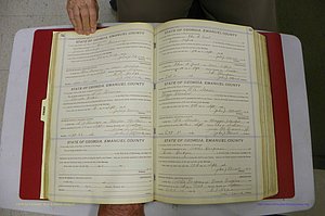 Emanuel Co, GA, Marriages Book E, 1915 - 1928, P 052-053.JPG