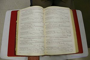 Emanuel Co, GA, Marriages Book G, 1928 - 1940, White, P 100-101.JPG