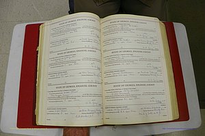 Emanuel Co, GA, Marriages Book G, 1928 - 1940, White, P 108-109.JPG