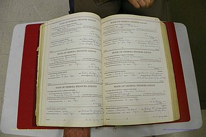 Emanuel Co, GA, Marriages Book G, 1928 - 1940, White, P 110-111.JPG