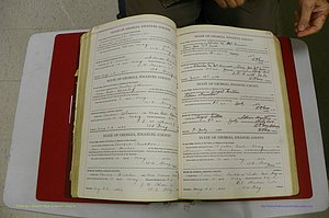 Emanuel Co, GA, Marriages Book G, 1928 - 1940, White, P 156-157.JPG