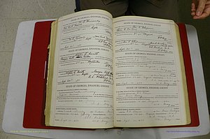 Emanuel Co, GA, Marriages Book G, 1928 - 1940, White, P 162-163.JPG
