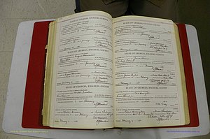 Emanuel Co, GA, Marriages Book G, 1928 - 1940, White, P 186-187.JPG