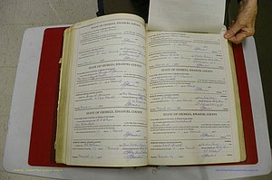 Emanuel Co, GA, Marriages Book G, 1928 - 1940, White, P 192-193.JPG