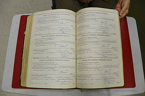 Emanuel Co, GA, Marriages Book G, 1928 - 1940, White, P 388-389.JPG