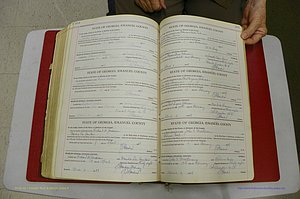 Emanuel Co, GA, Marriages Book G, 1928 - 1940, White, P 484-485.JPG