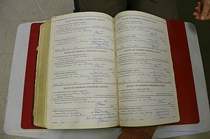 Emanuel Co, GA, Marriages Book G, 1928 - 1940, White, P 576-577.JPG