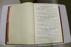 Emanuel Co, GA, Marriages Book K, 1949 - 1955, P 001.JPG