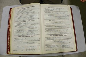 Emanuel Co, GA, Marriages Book K, 1949 - 1955, P 010-011.JPG