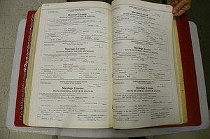 Emanuel Co, GA, Marriages Book L, 1952 - 1962, P 556-557.JPG