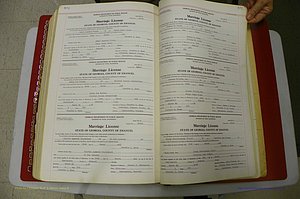 Emanuel Co, GA, Marriages Book L, 1952 - 1962, P 570-571.JPG