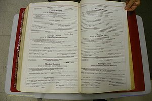 Emanuel Co, GA, Marriages Book L, 1952 - 1962, P 584-585.JPG