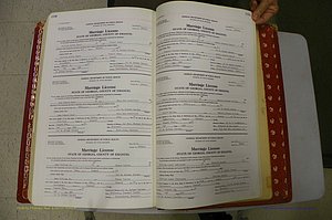 Emanuel Co, GA, Marriages Book M, 1962 - 1974, P 598-599.JPG