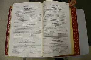 Emanuel Co, GA, Marriages Book M, 1962 - 1974, P 608-609.JPG