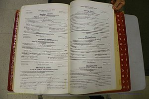 Emanuel Co, GA, Marriages Book M, 1962 - 1974, P 612-613.JPG
