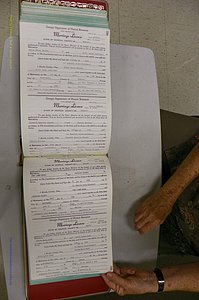 Emanuel Co, GA, Marriages Book P, 1984 - 1990, P 598-599.JPG