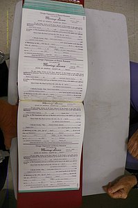 Emanuel Co, GA, Marriages Book Q, 1990 - 1998, P 614-615.JPG