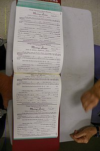 Emanuel Co, GA, Marriages Book Q, 1990 - 1998, P 626-627.JPG