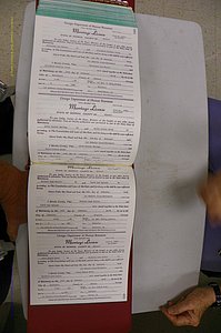 Emanuel Co, GA, Marriages Book Q, 1990 - 1998, P 690-691.JPG