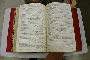 Emanuel Co, Ga, Marriages Book I, 1940 - 1949, White, P 452-453.JPG