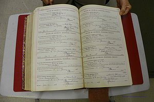 Emanuel Co, Ga, Marriages Book I, 1940 - 1949, White, P 496-497.JPG