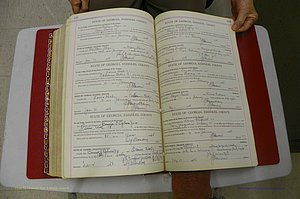 Emanuel Co, Ga, Marriages Book I, 1940 - 1949, White, P 498-499.JPG