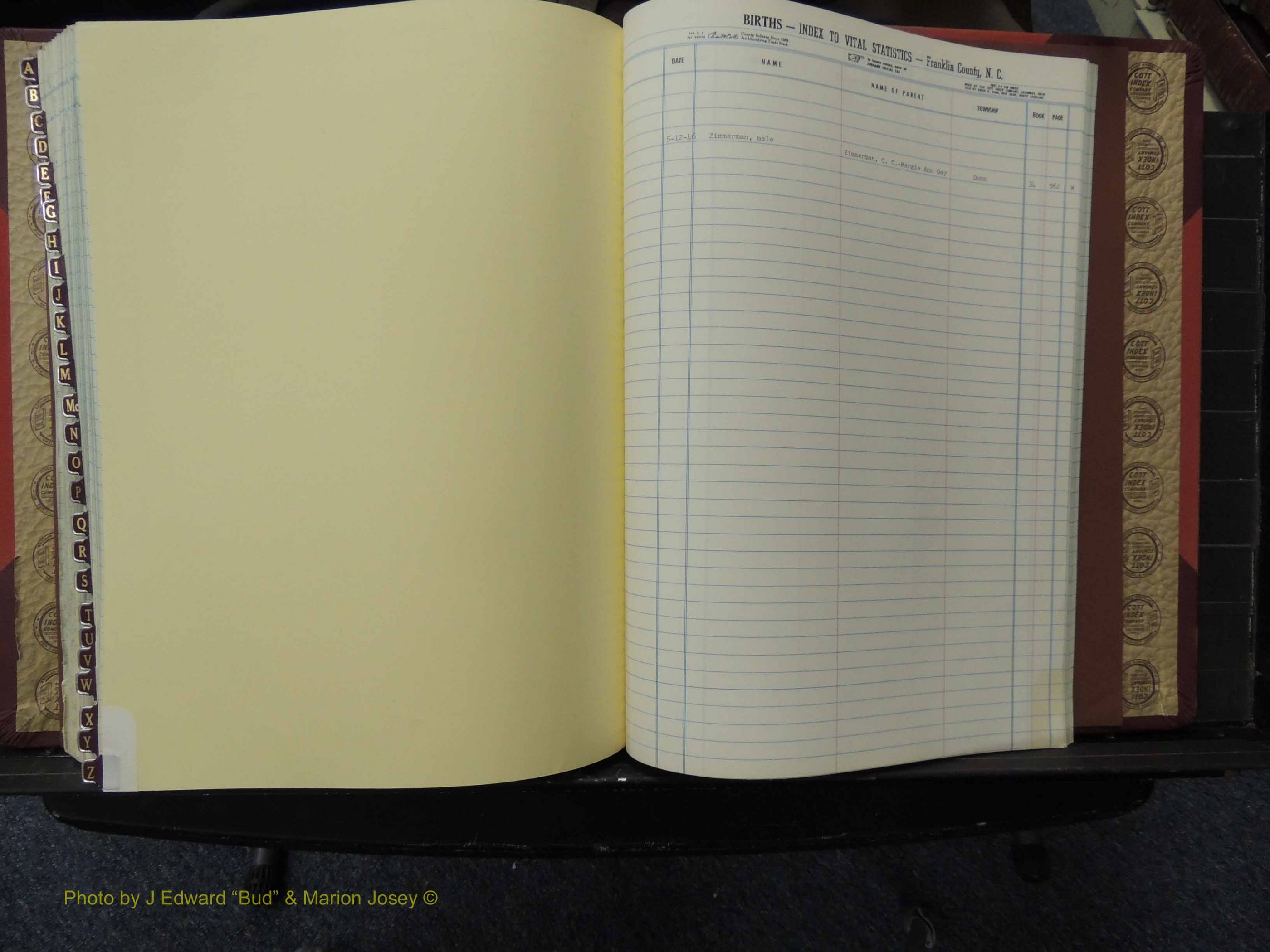 Franklin Co, NC, Births, A-Z, 1943-1960 (340).JPG