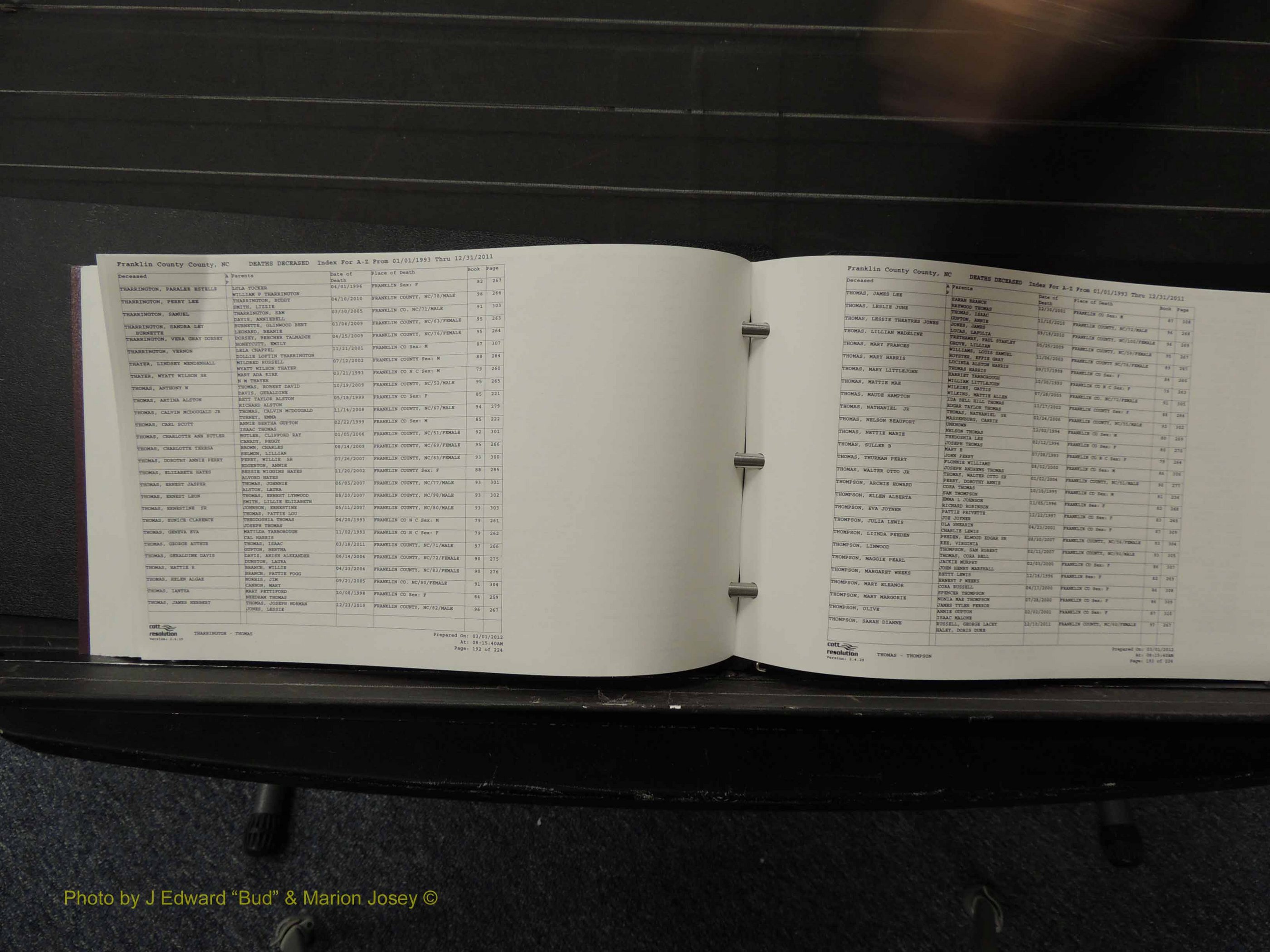 Franklin Co, NC, Deaths, 1993-2011 (197).JPG
