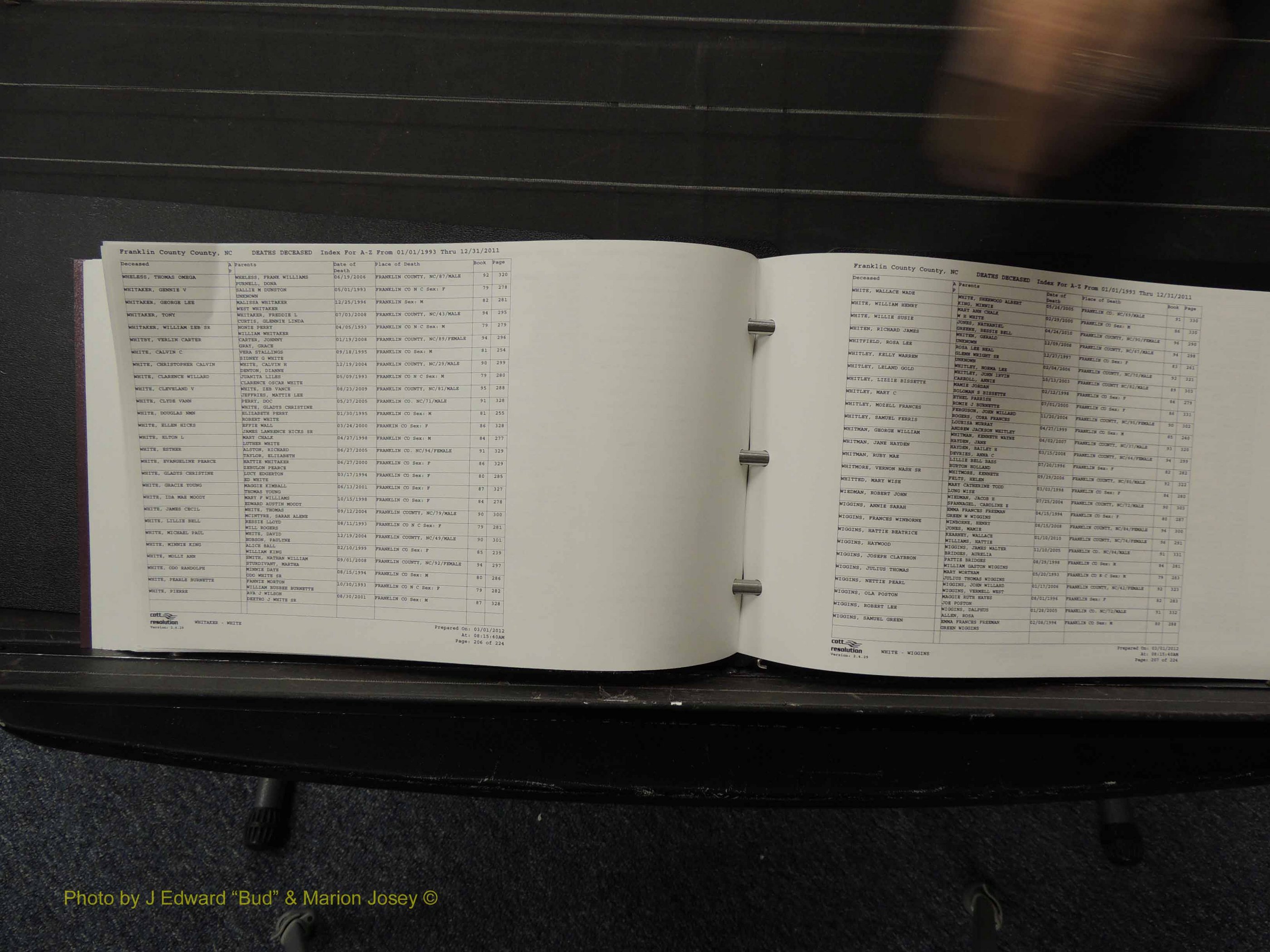 Franklin Co, NC, Deaths, 1993-2011 (204).JPG