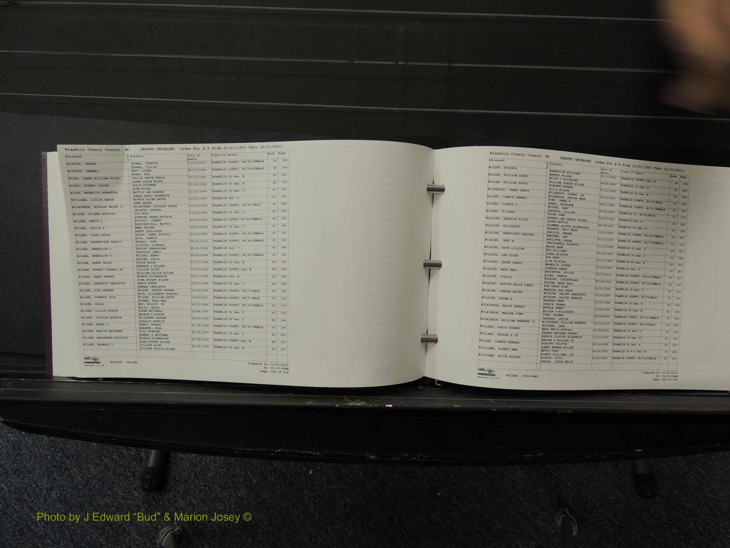 Franklin Co, NC, Deaths, 1993-2011 (205).JPG