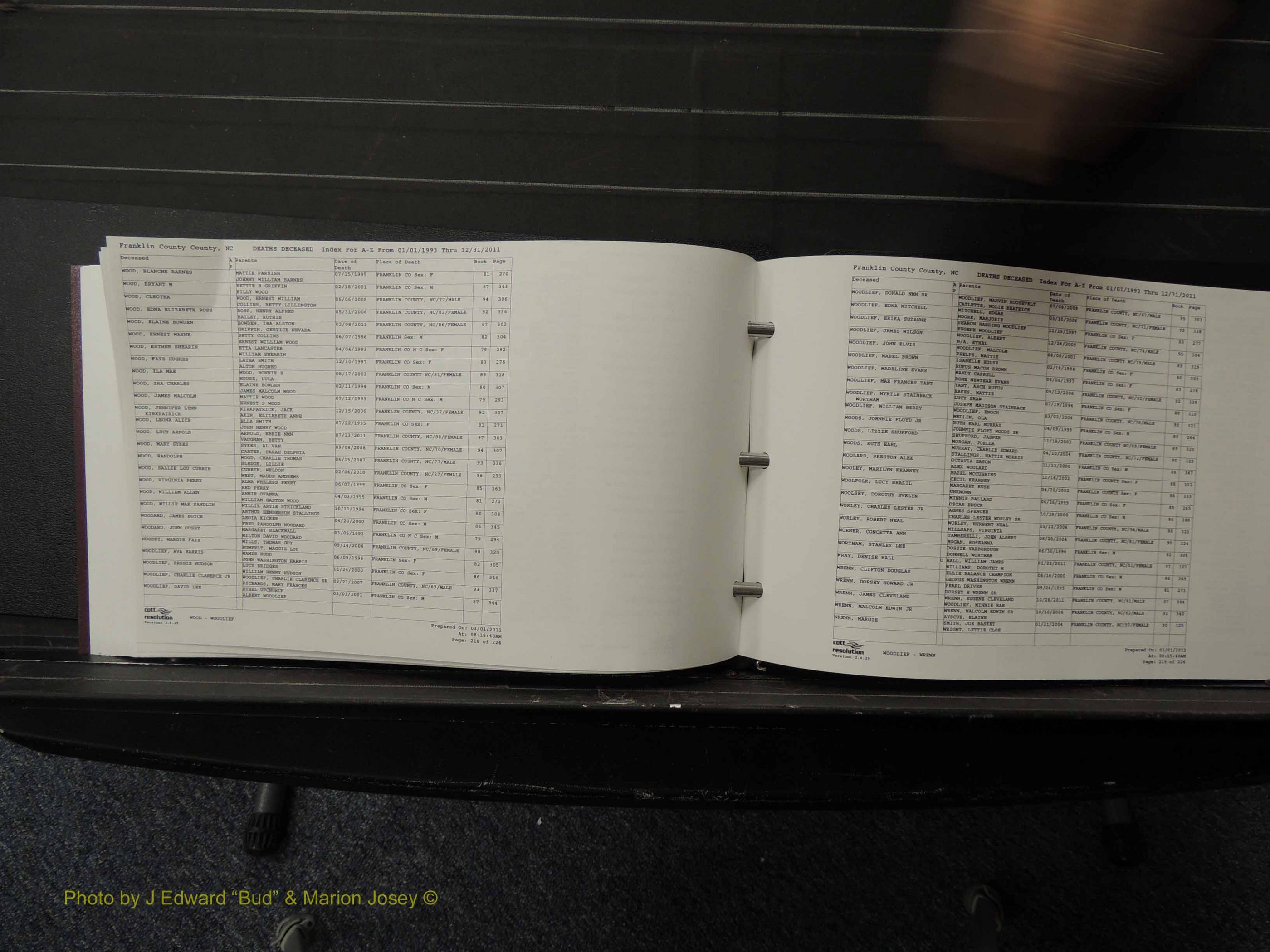 Franklin Co, NC, Deaths, 1993-2011 (210).JPG