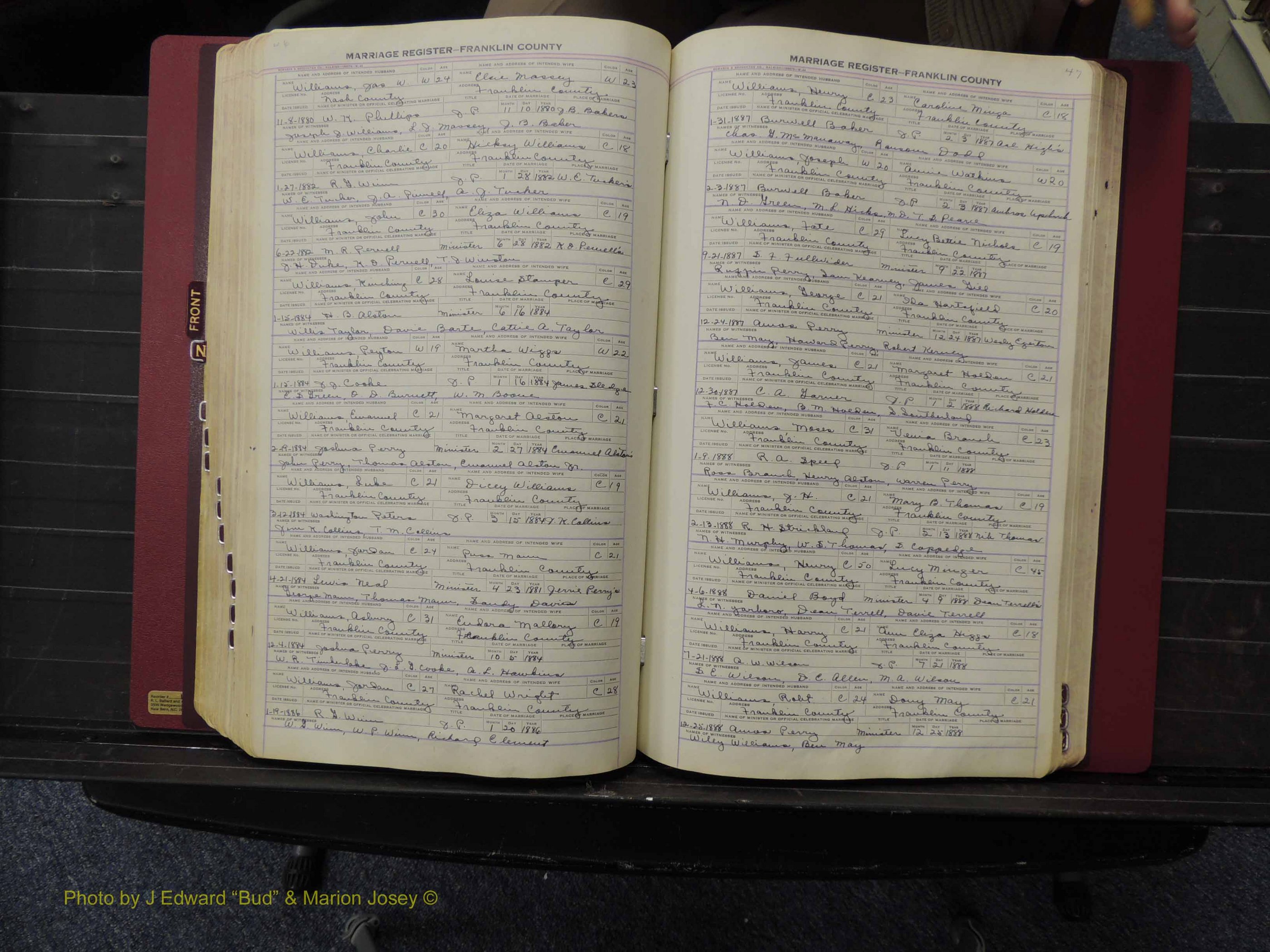 Franklin Co, NC, Marriages, N-Z, 1869-1918 (261).JPG