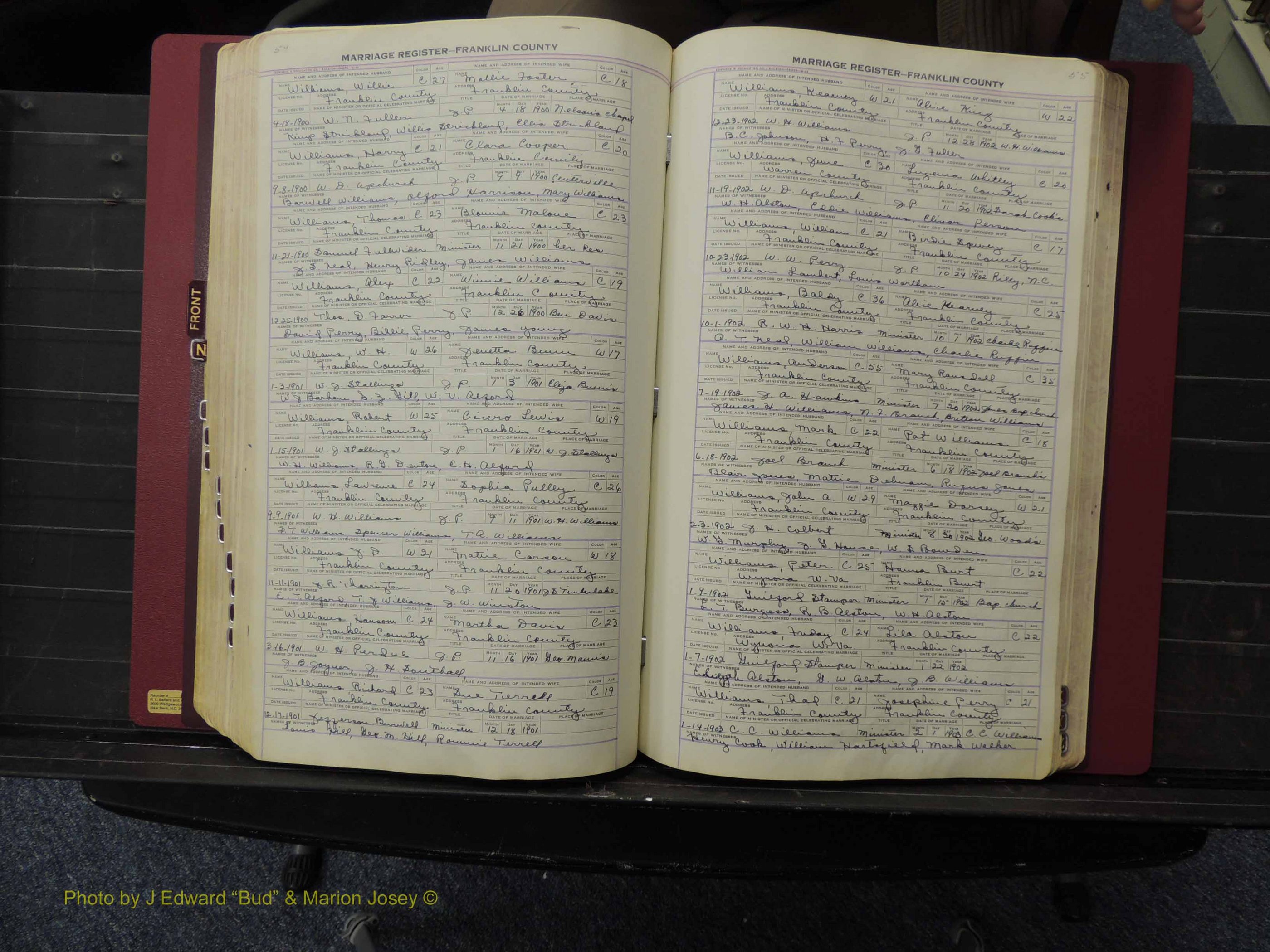 Franklin Co, NC, Marriages, N-Z, 1869-1918 (265).JPG
