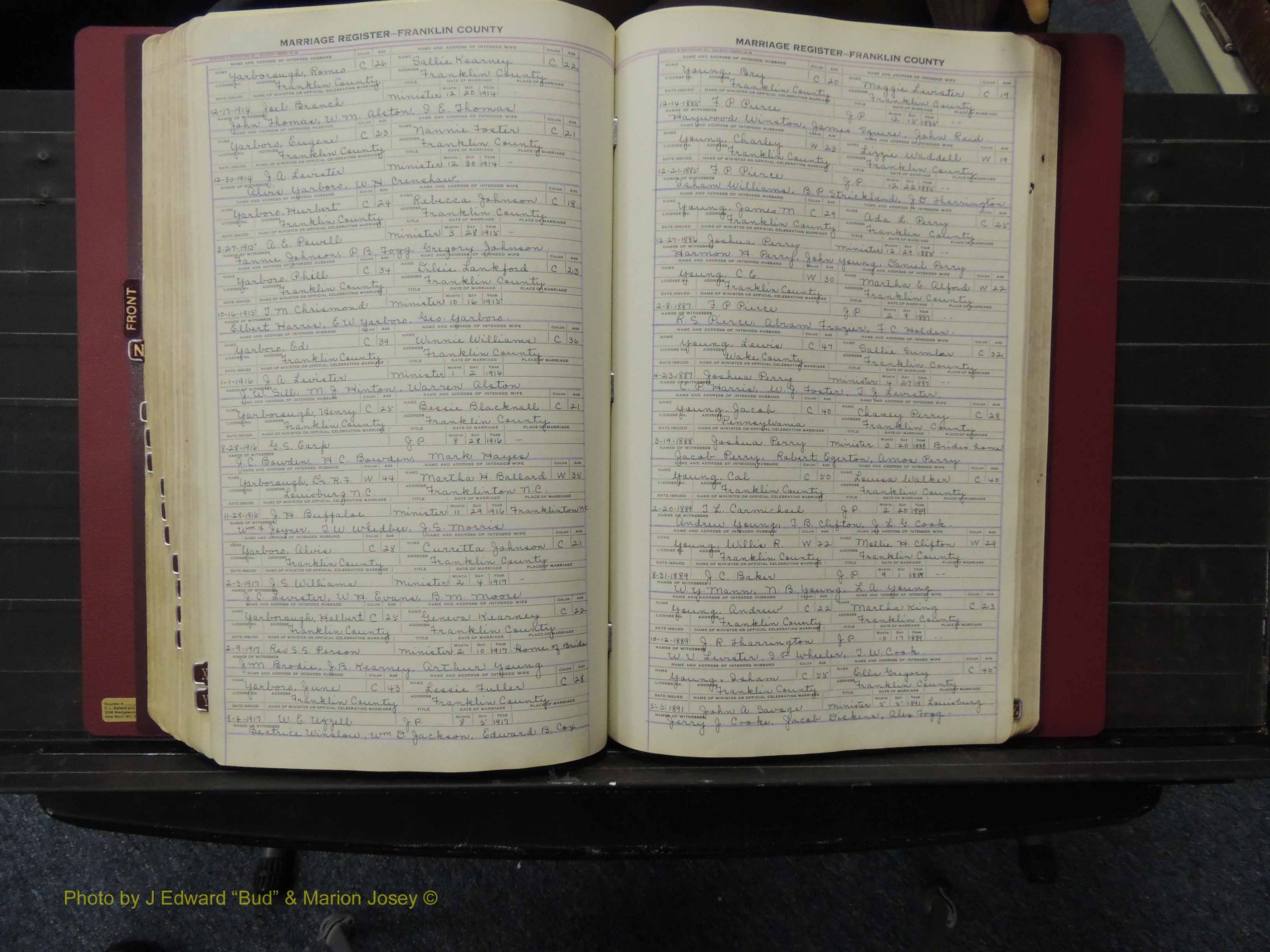 Franklin Co, NC, Marriages, N-Z, 1869-1918 (292).JPG