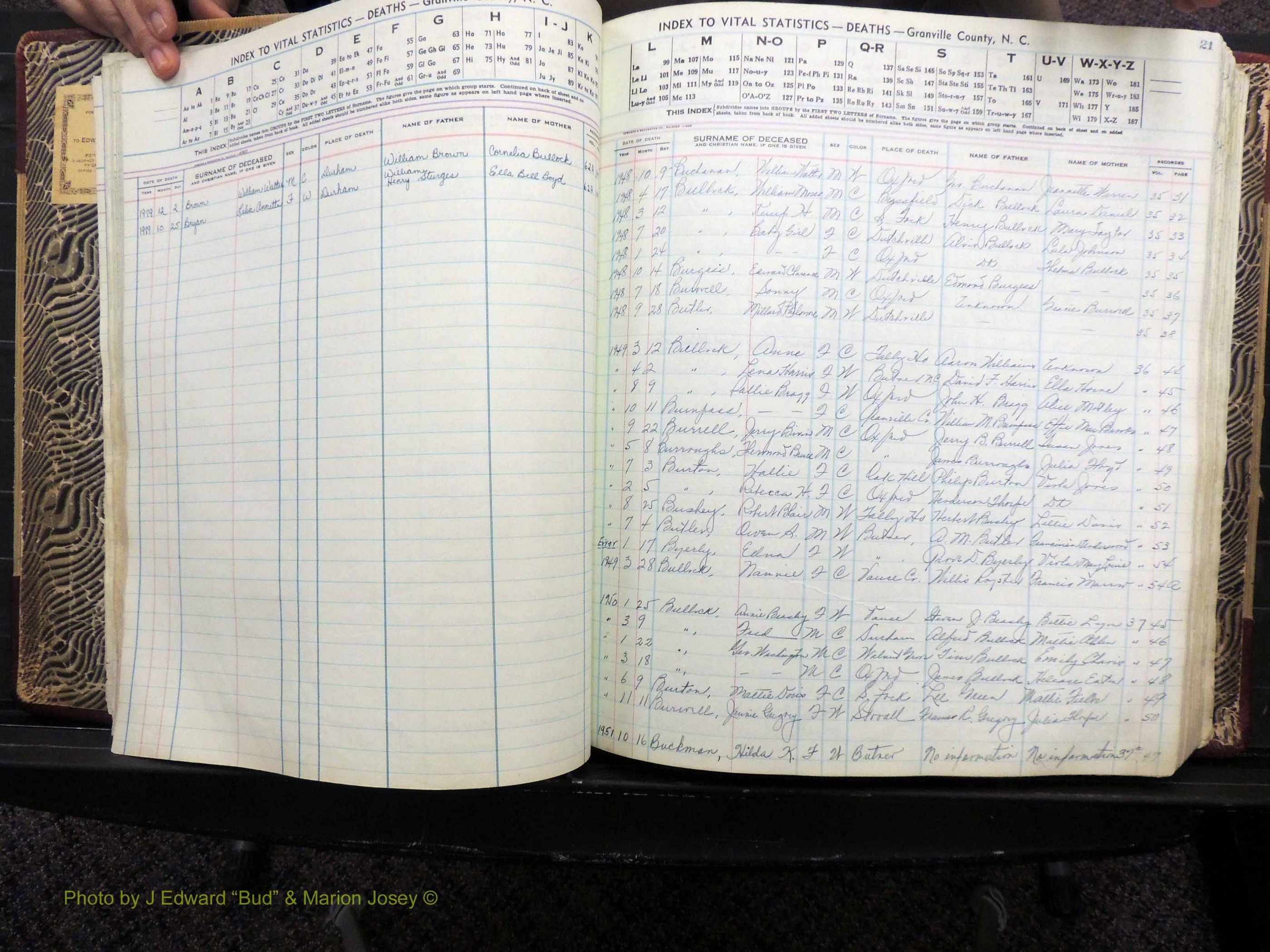 Granville Co, NC, Deaths, 1948-1978 (144).JPG