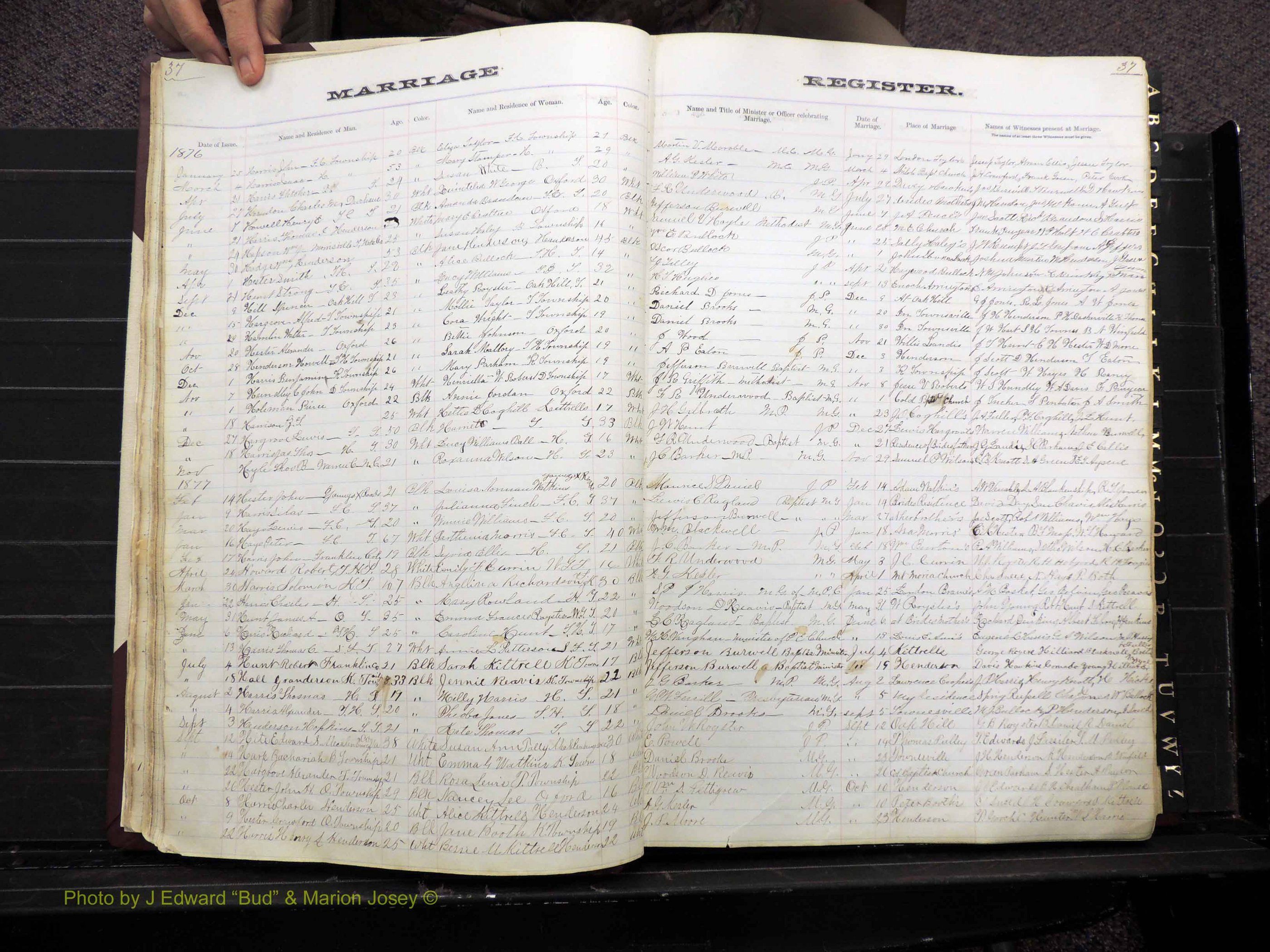Granville Co, NC, Marriages, 1872-1884 (132).JPG