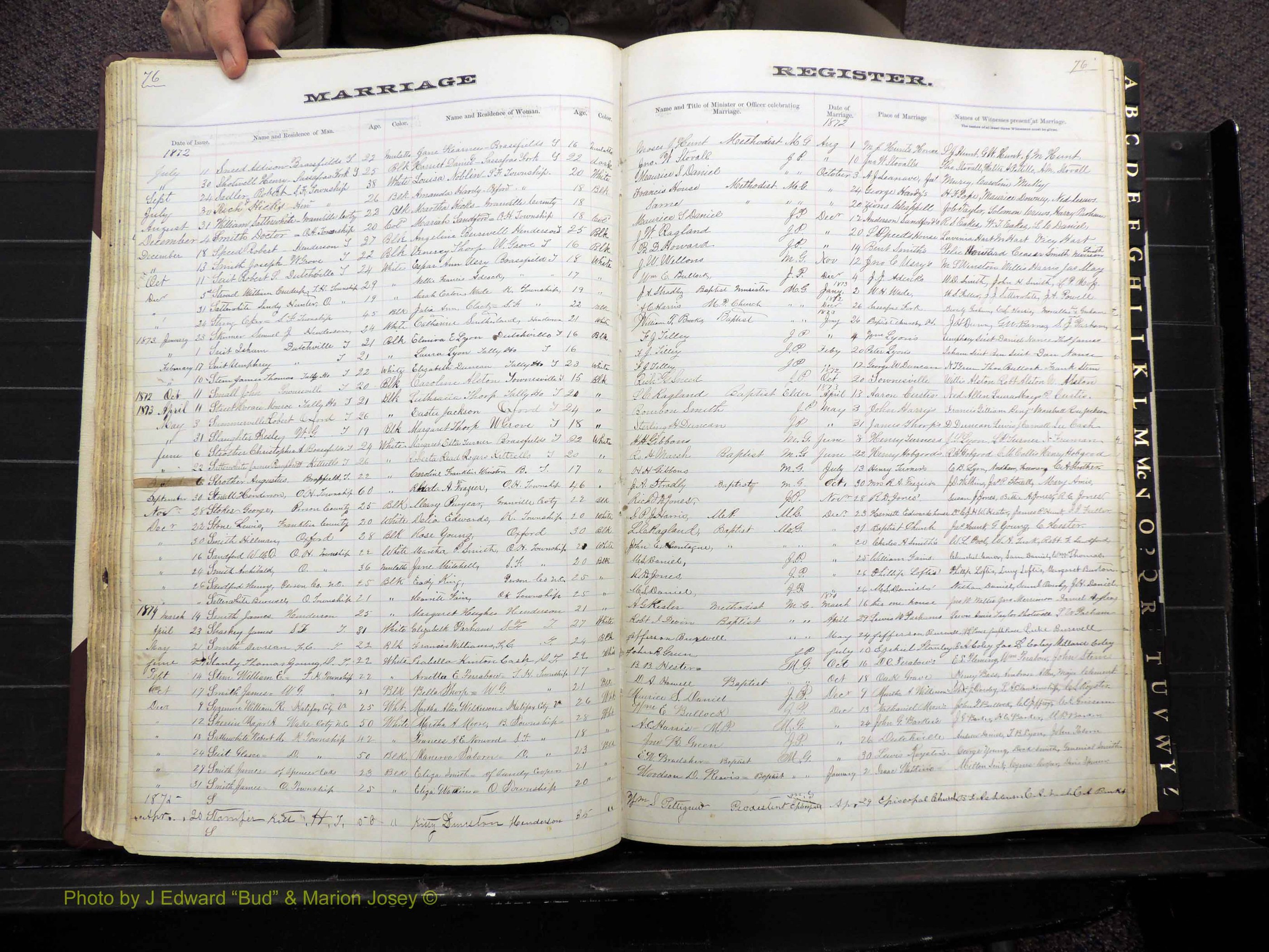 Granville Co, NC, Marriages, 1872-1884 (161).JPG