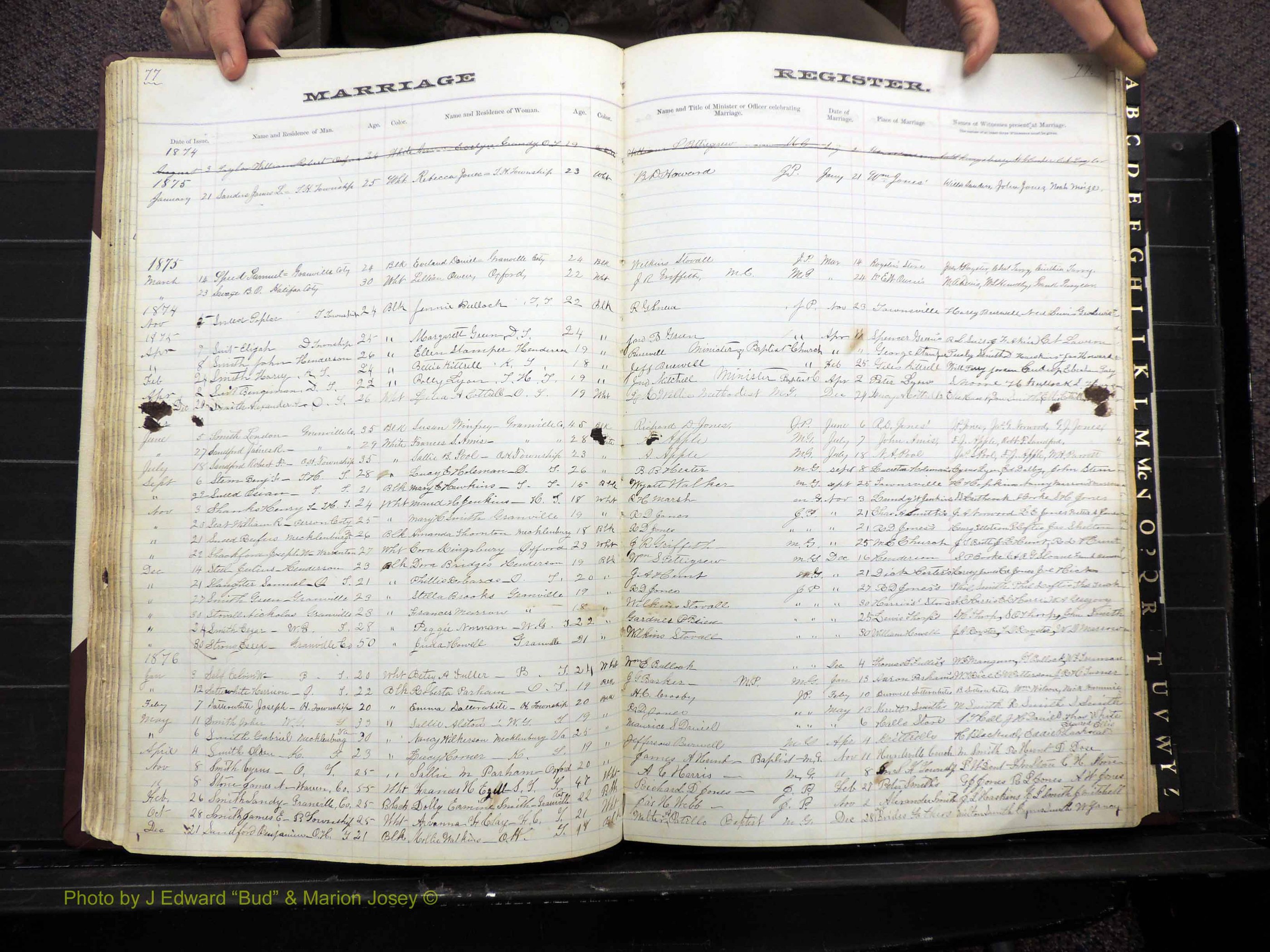 Granville Co, NC, Marriages, 1872-1884 (162).JPG