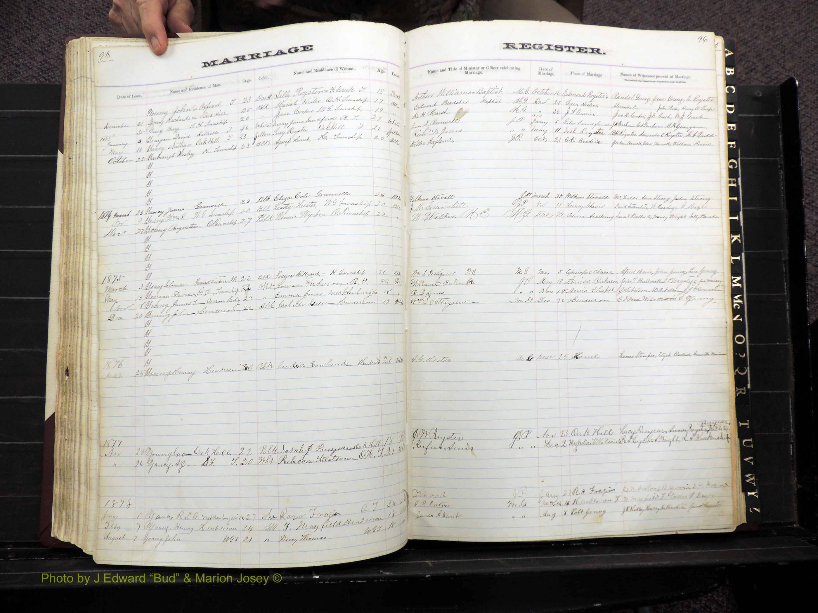 Granville Co, NC, Marriages, 1872-1884 (176).JPG