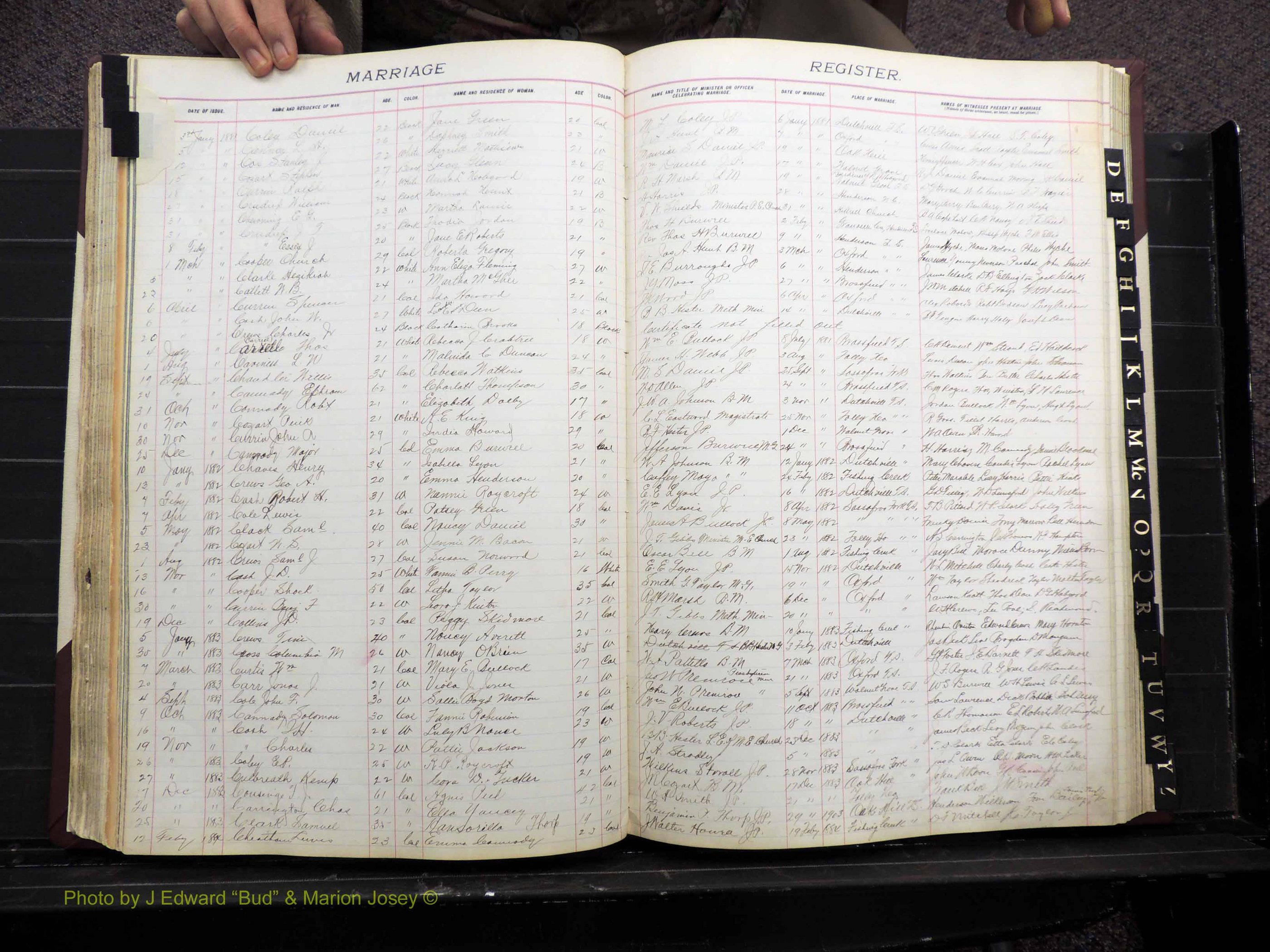 Granville Co, NC, Marriages, 1872-1884 (182).JPG